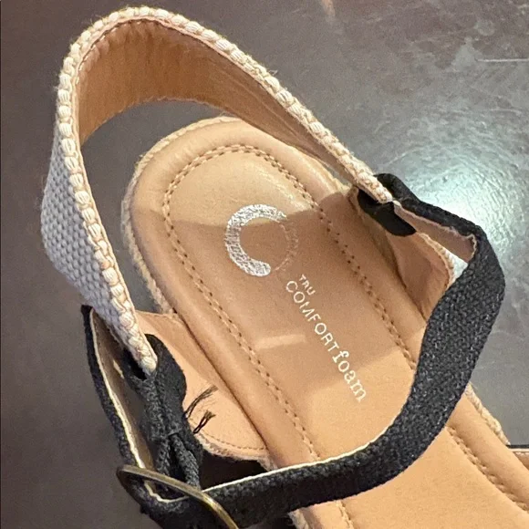 Espadrille Wedge Sandals - black from Nordstrom - Picture 3 of 5